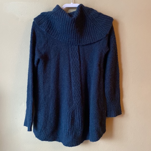 Angel of the North (Anthro) wool blend cowl neck sweater with button sides XS - Picture 13 of 16